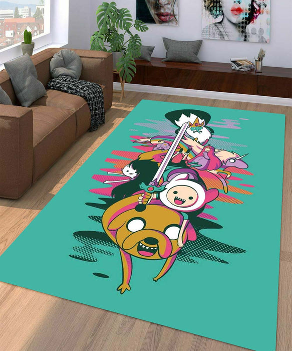 cute adventure time Living room carpet rugs