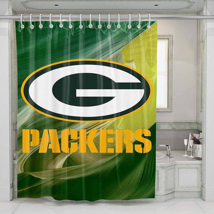 green bay packers new shower curtains