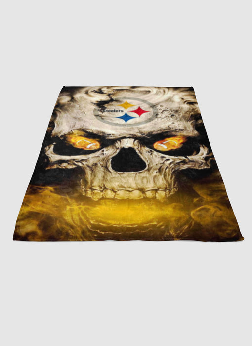 Green Bay Packers Skull 1 soft fleece blanket