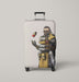 cool caustic with mask Luggage Covers | Suitcase