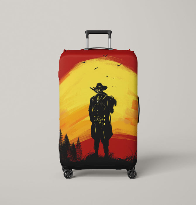 cowboy paint red dead redemption 2 Luggage Covers | Suitcase