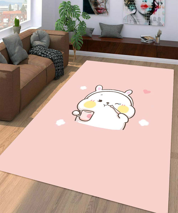 cute animal cartoon Living room carpet rugs