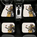 cool caustic with mask Car floor mats Universal fit