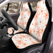 daisy pink and orange Car Seat Covers