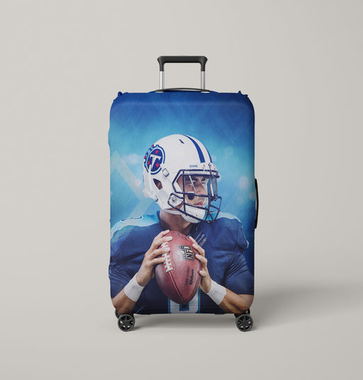 cool mariota tennessee titans Luggage Covers | Suitcase