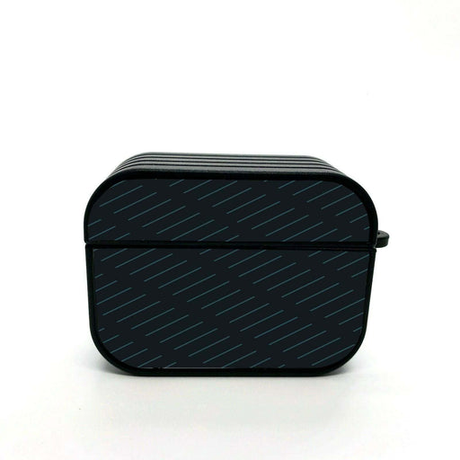 dark blue line array airpods case