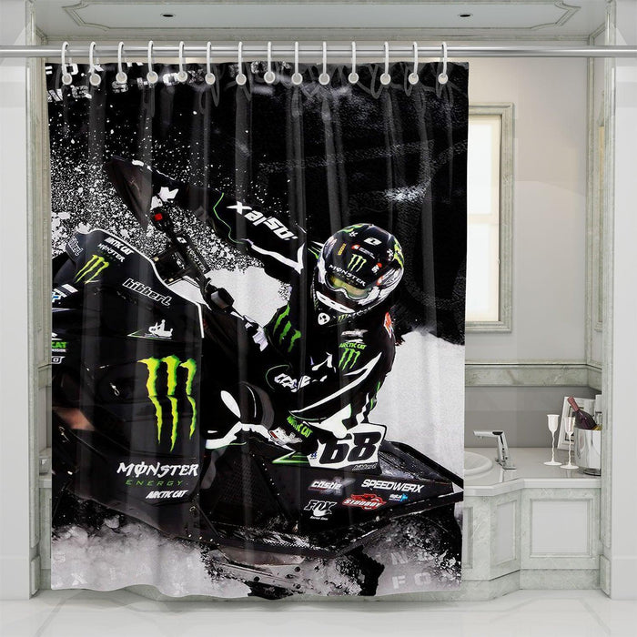 cool of monster athlete shower curtains