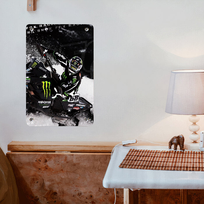 cool of monster athlete Poster Metal print wall art