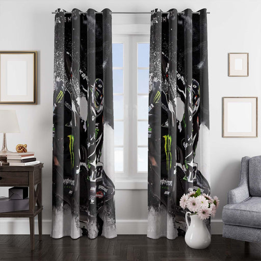 cool of monster athlete window Curtain