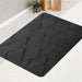 dark brick minimalist bath rugs