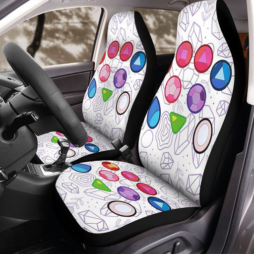 crystal enamel steven universe Car Seat Covers