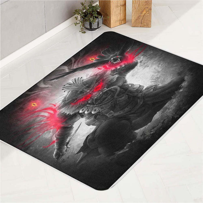 coolest bloodhound monochrome bath rugs