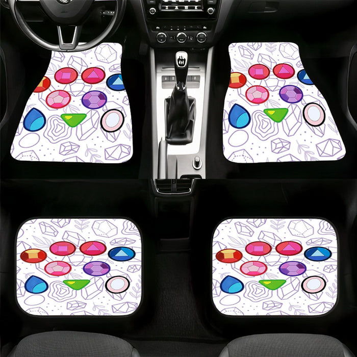 crystal enamel steven universe Car floor mats Universal fit