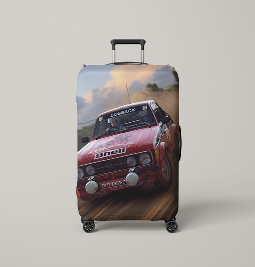cossack and shell car racing rally Luggage Covers | Suitcase