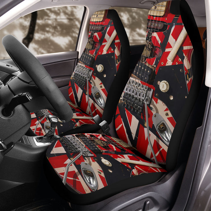 GUITAR EDDIE VAN HALEN 2 Car Seat Covers