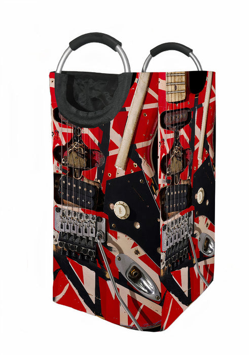 guitar eddie van halen 2 Laundry Hamper | Laundry Basket