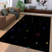 dark shape galaxy enivironment Living room carpet rugs