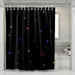 dark shape galaxy enivironment shower curtains