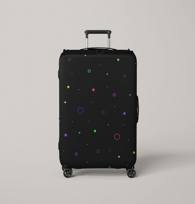 dark shape galaxy enivironment Luggage Cover | suitcase