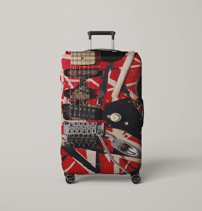 guitar eddie van halen 2 Luggage Cover | suitcase