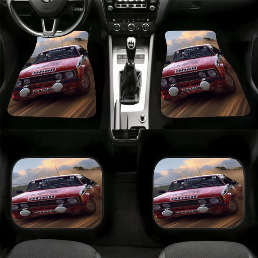 cossack and shell car racing rally Car floor mats Universal fit