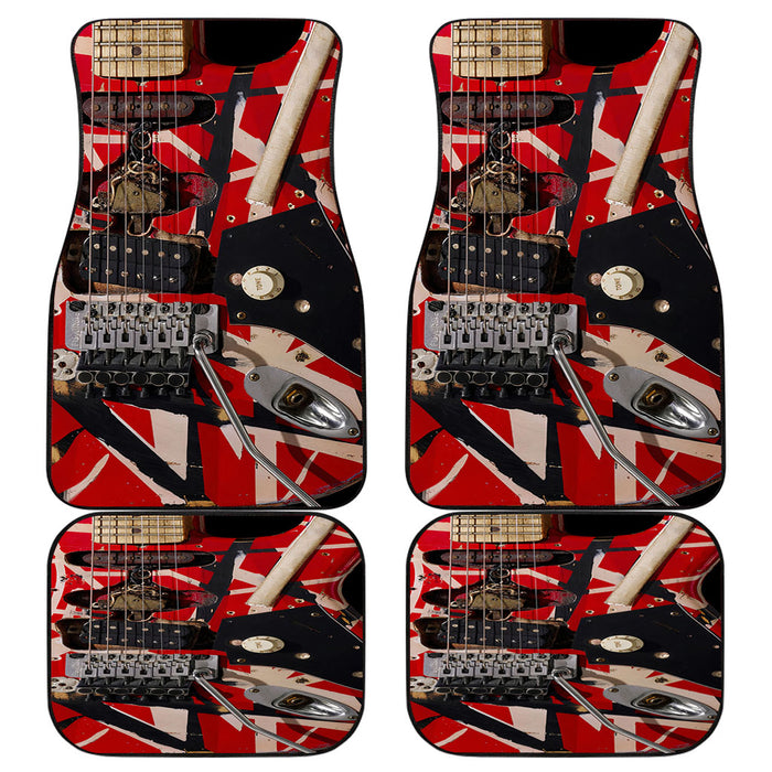 GUITAR EDDIE VAN HALEN 2 Car floor mats Universal fit