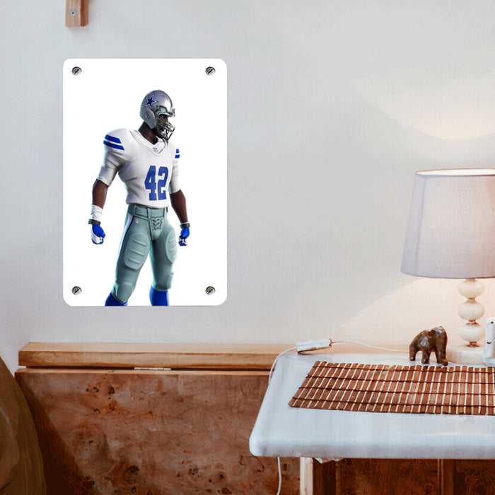 cowboys skin fortnite x nfl Poster Metal print wall art