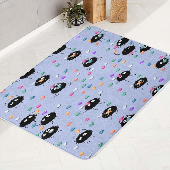 dark side my neighbor totoro bath rugs