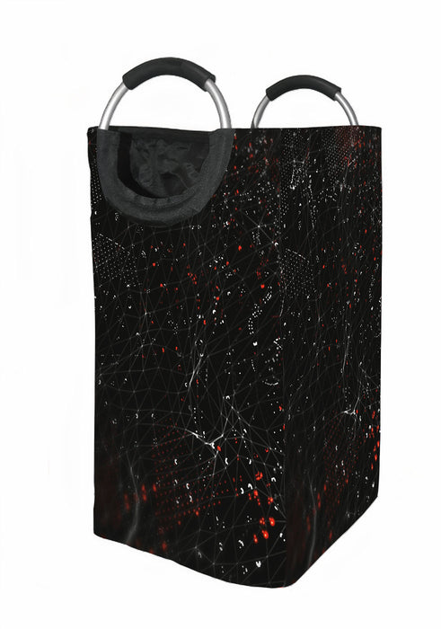 dark spot radar abstract Laundry Hamper | Laundry Basket