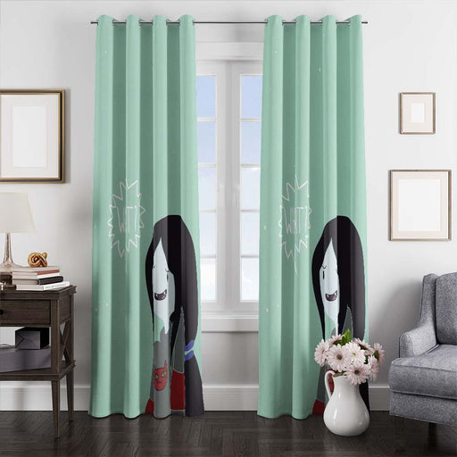 cute marceline adventure time window curtains