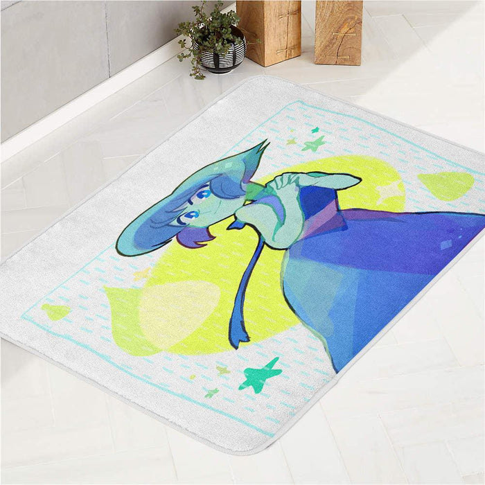 cute pose lapis lazuli bath rugs