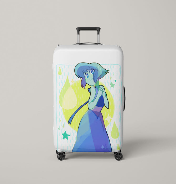 cute pose lapis lazuli Luggage Covers | Suitcase