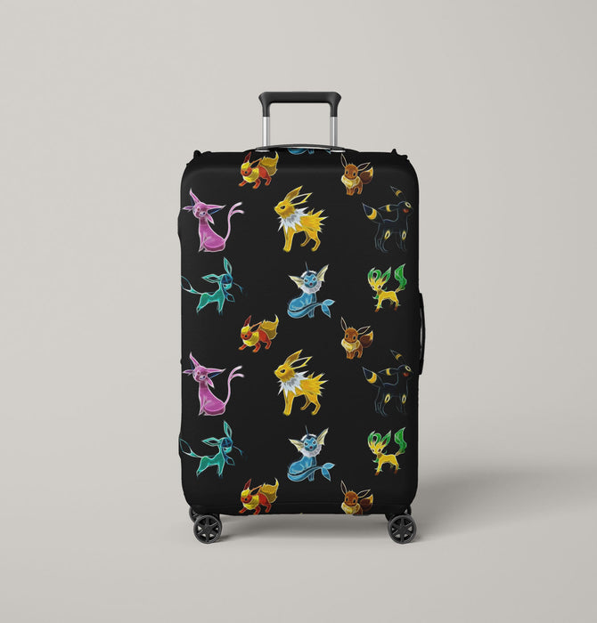 darkness of eevee species Luggage Cover | suitcase