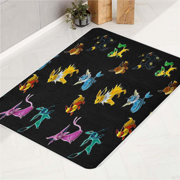 darkness of eevee species bath rugs