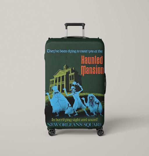 haunted mansion new orleans square Luggage Cover | suitcase