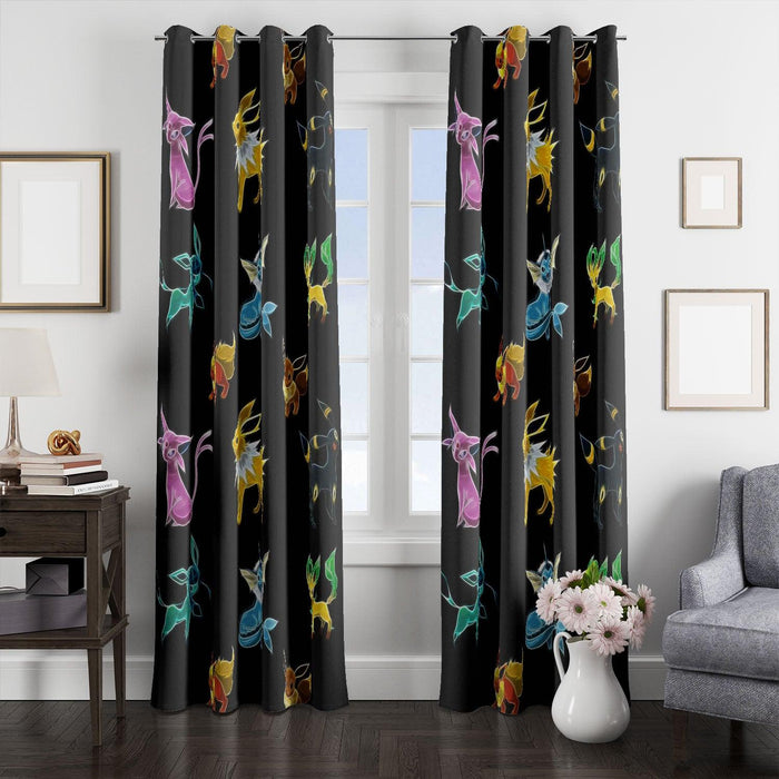 darkness of eevee species window Curtain