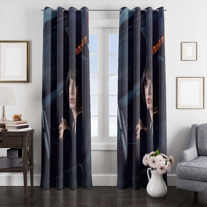 cute replicant blade runner 2049 window curtains