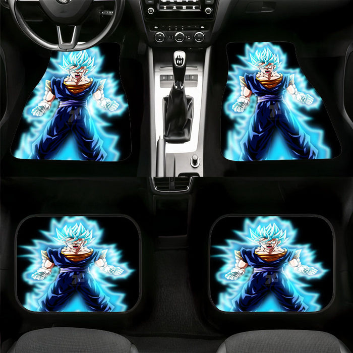 cyan super saiyan goku Car floor mats Universal fit