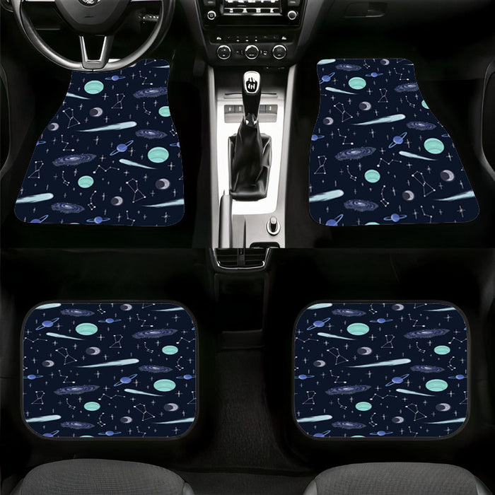 darkness of space galaxy Car floor mats Universal fit