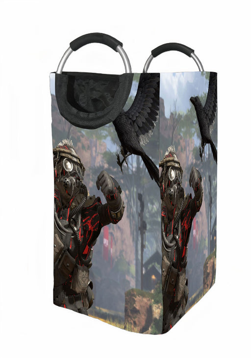 crow and character on apex legends Laundry Hamper | Laundry Basket