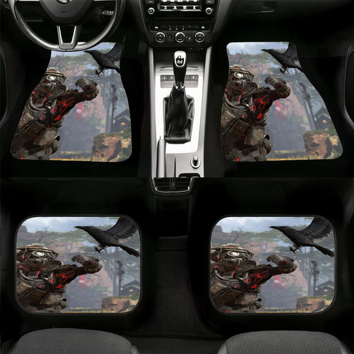 crow and character on apex legends Car floor mats Universal fit