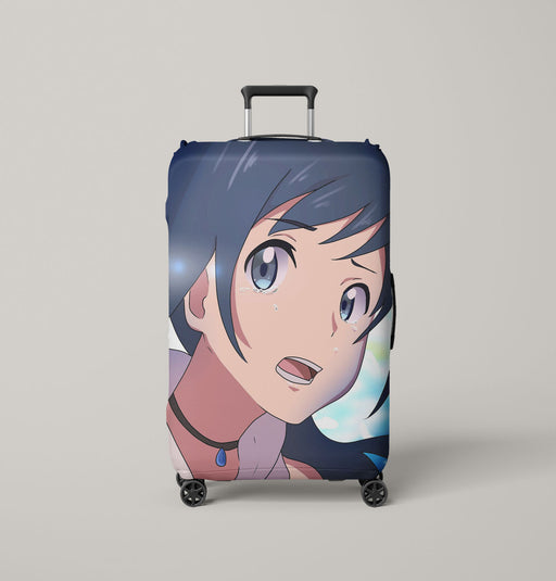 cry a little bit hina amano weathering with you Luggage Covers | Suitcase