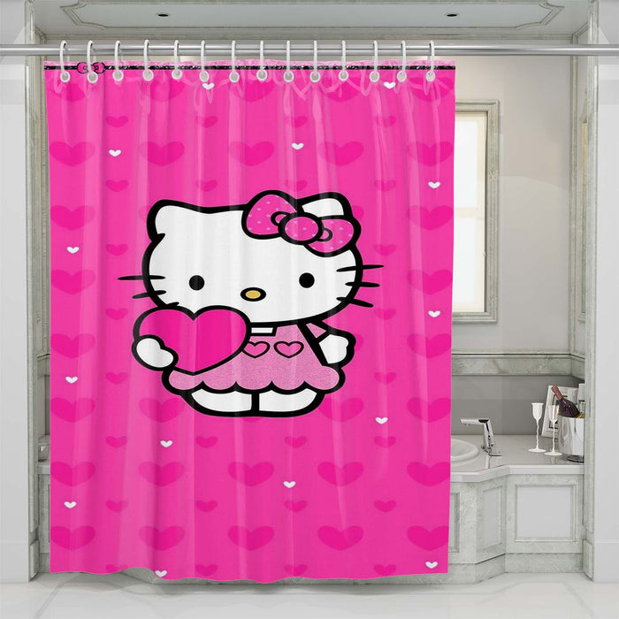 hello kitty cute 1 shower curtains