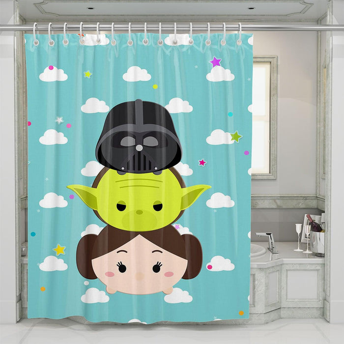 darth vader jedi star wars shower curtains