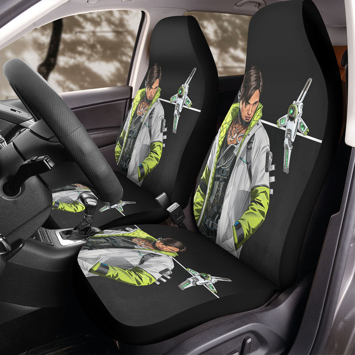 crypto in apex legends world Car Seat Covers