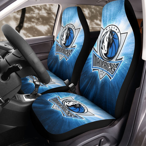 dallas mavericks shining logo Car Seat Covers