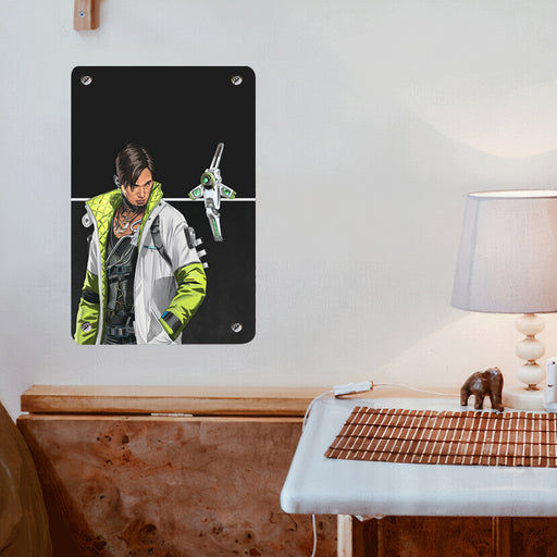 crypto in apex legends world Poster Metal print wall art