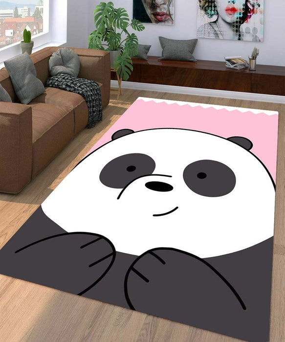 cutest panda we bare bears Living room carpet rugs