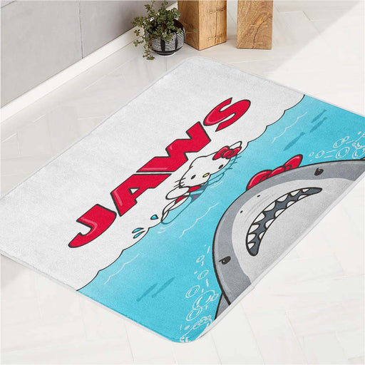 Hello Kitty X Jaws bath rugs