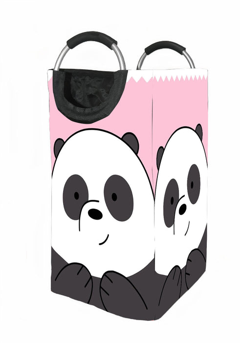 cutest panda we bare bears Laundry Hamper | Laundry Basket